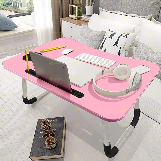 Foldable & Portable Laptop Table with Cup Holder