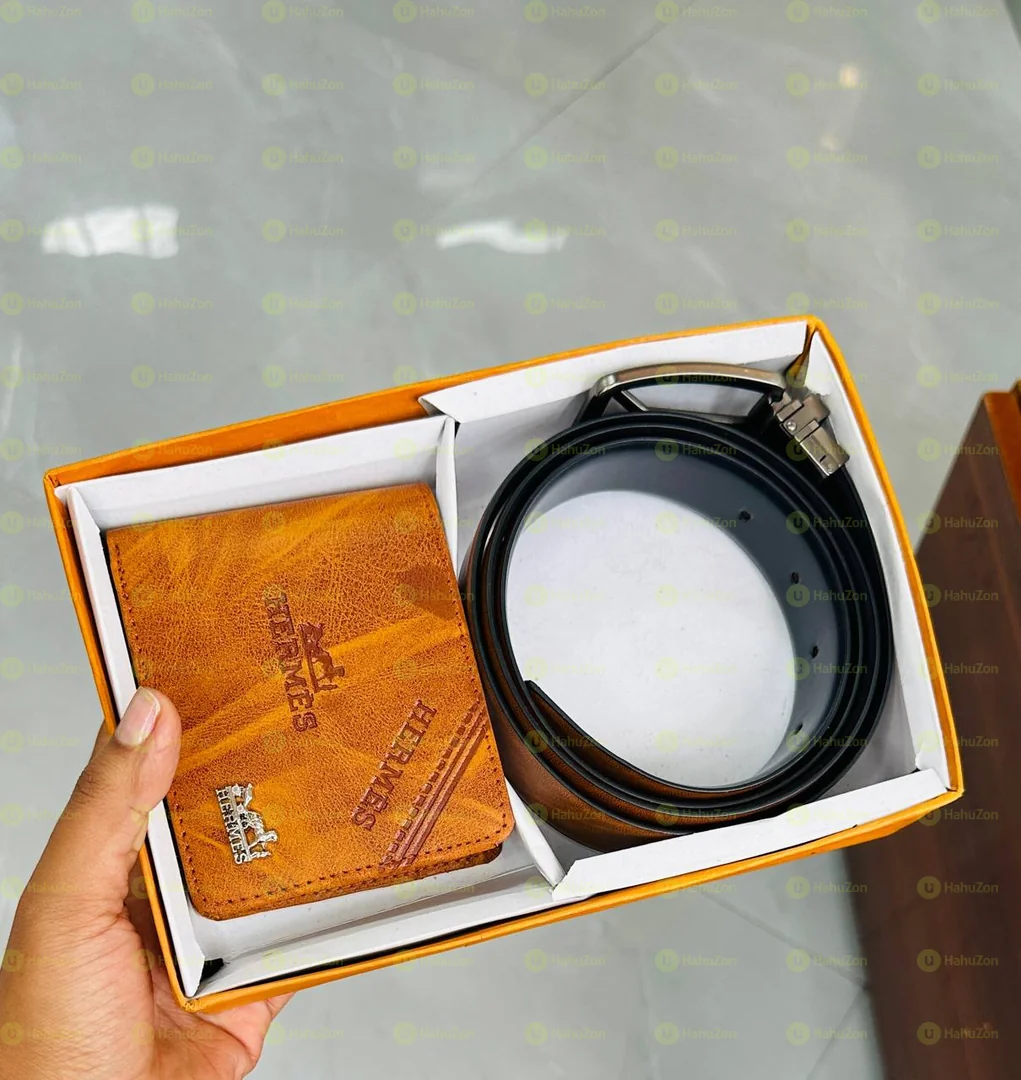 Men’s Luxury Belt & Wallet Set
