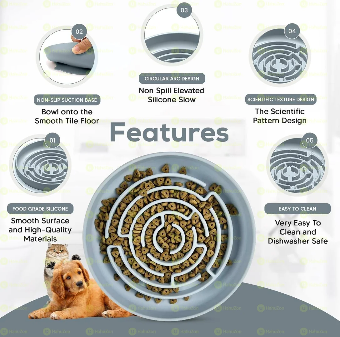 Slow Feeder Dogs Bowl