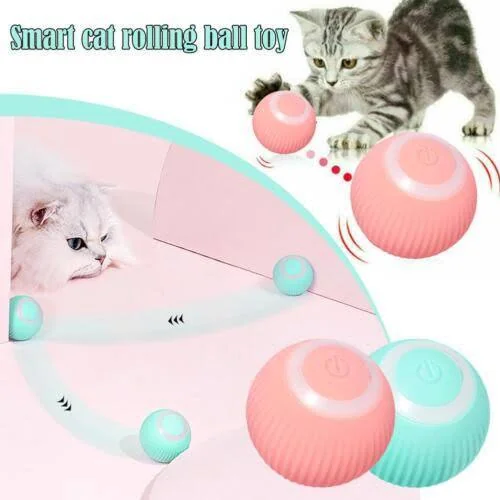 Smart Cat Ball Toys Automatic Rolling Ball Electric