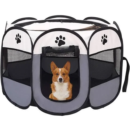 Indoor Dog Playpen House Portable Cage Tent