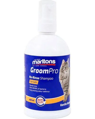 Marltons Groming Pro No-rinse Shampoo for Cats 450ml