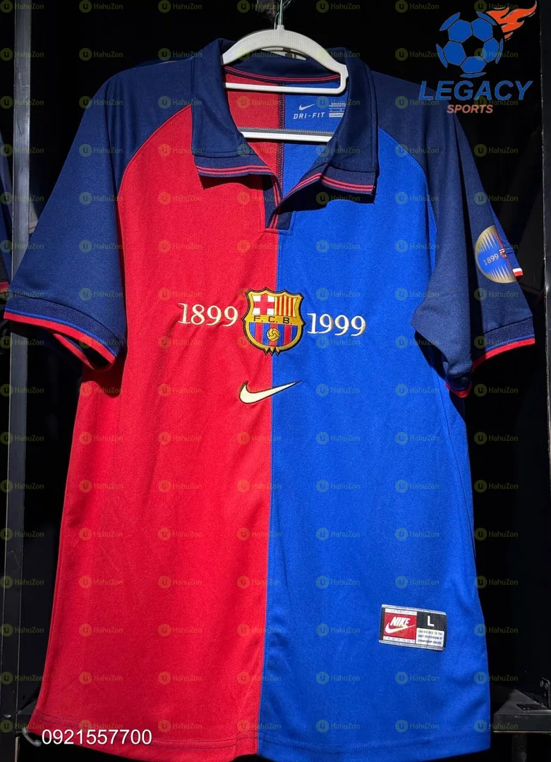 1999/00 Barcelona Home Retro Jersey