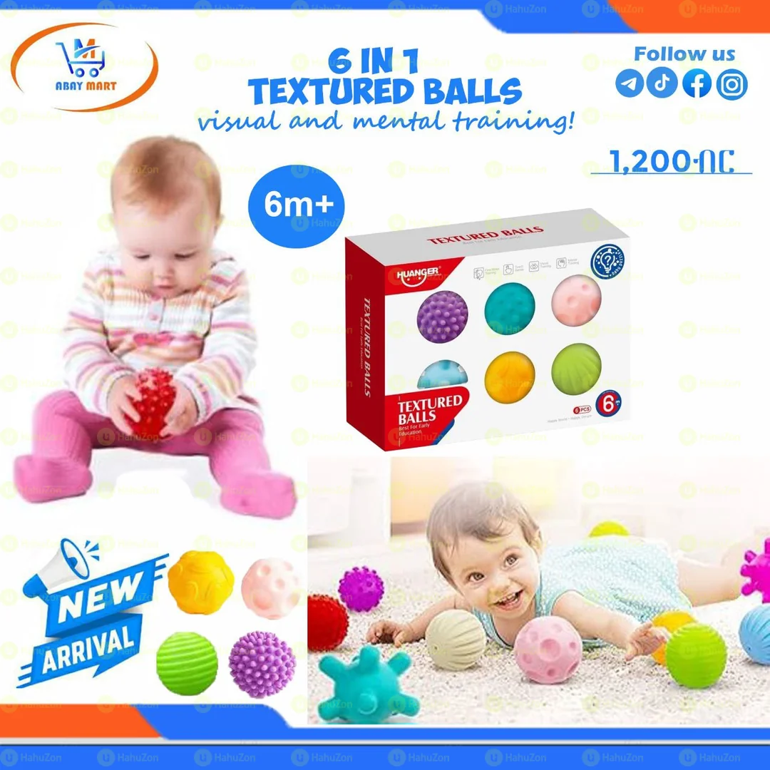 6 in1 Textured Balls