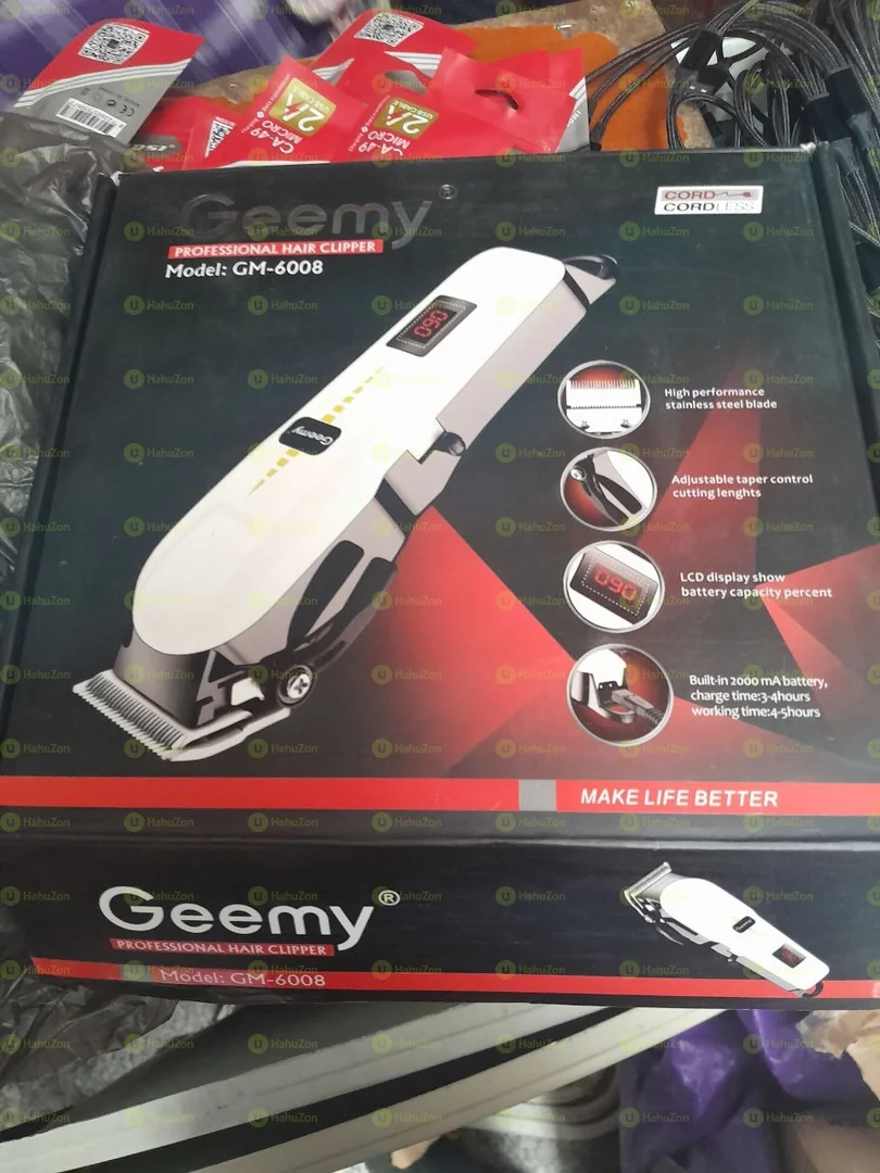 Original Geemy GM-6008 Rechargeable Hair Cutting