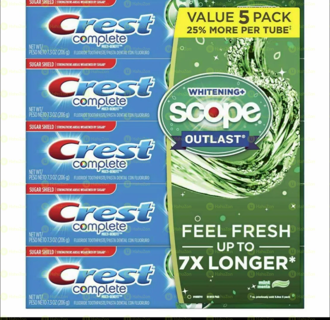 Crest + Scope Complete Whitening Toothpaste Minty Fresh