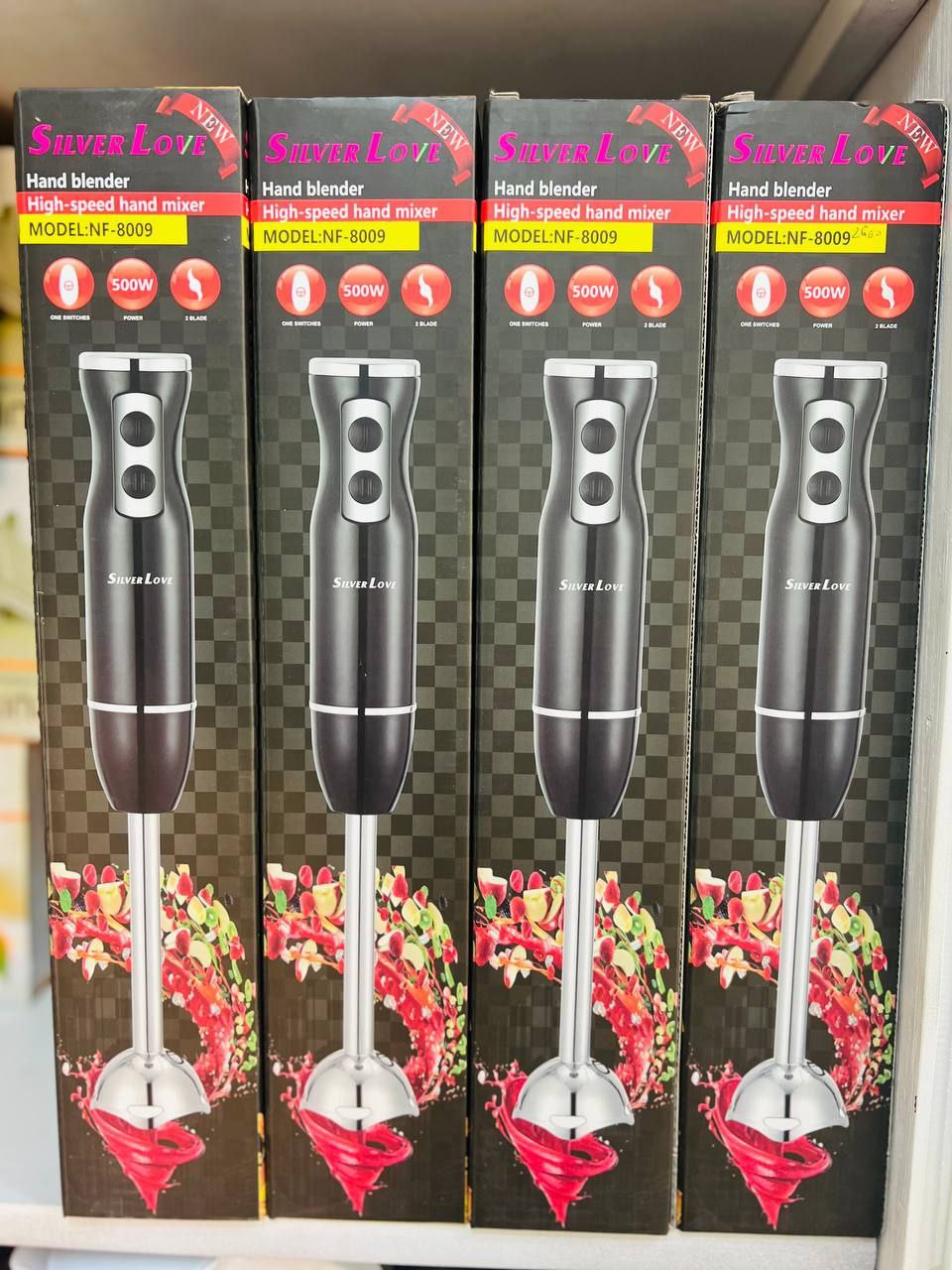 Silver Love 5 IN 1 HanD Blender
