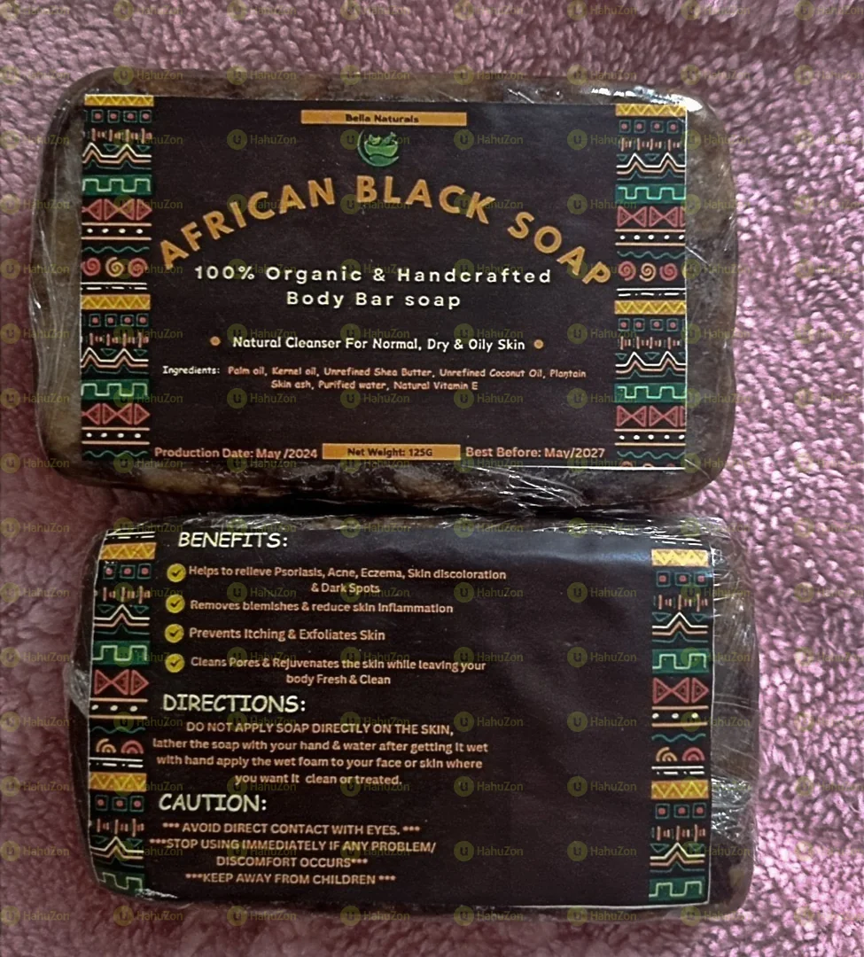 Organic & Hand Crafted African Black Soap