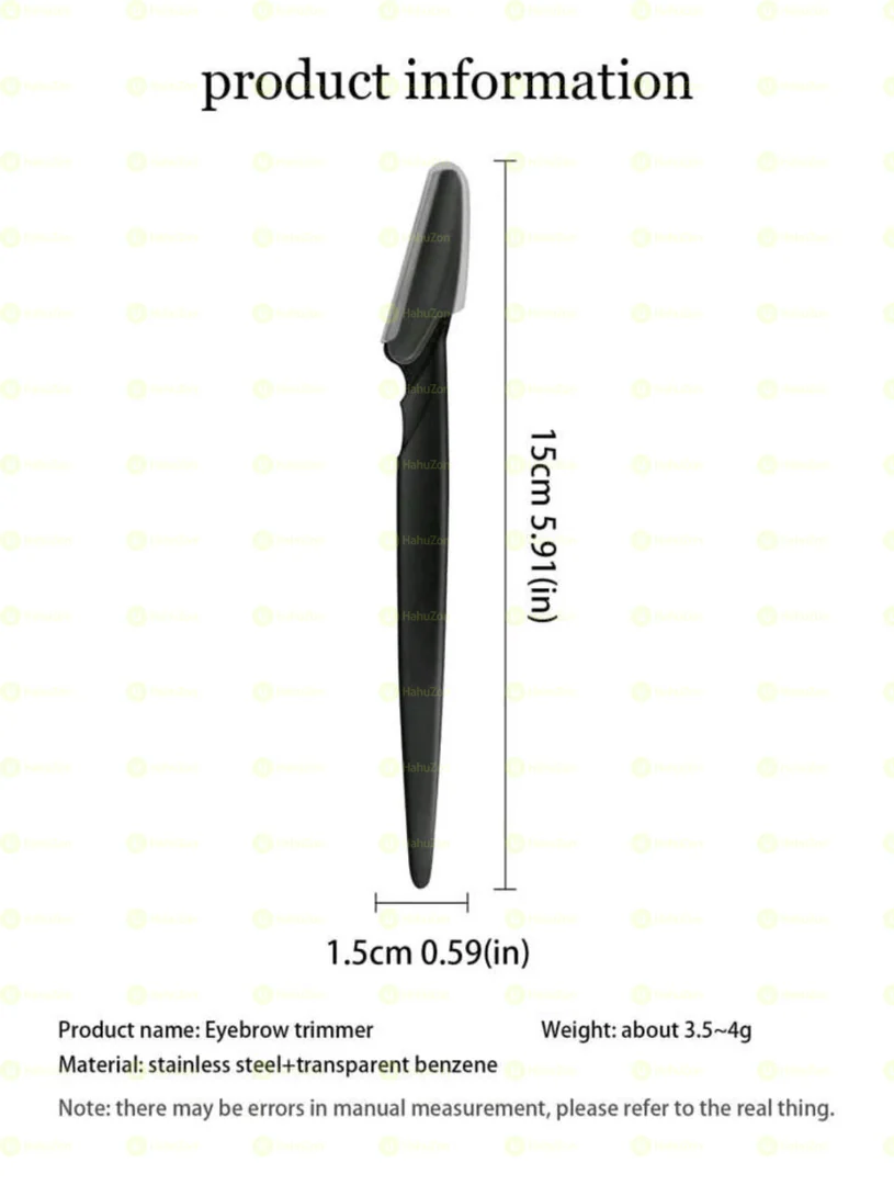 Black Anti-Scratch Eyebrow Razor