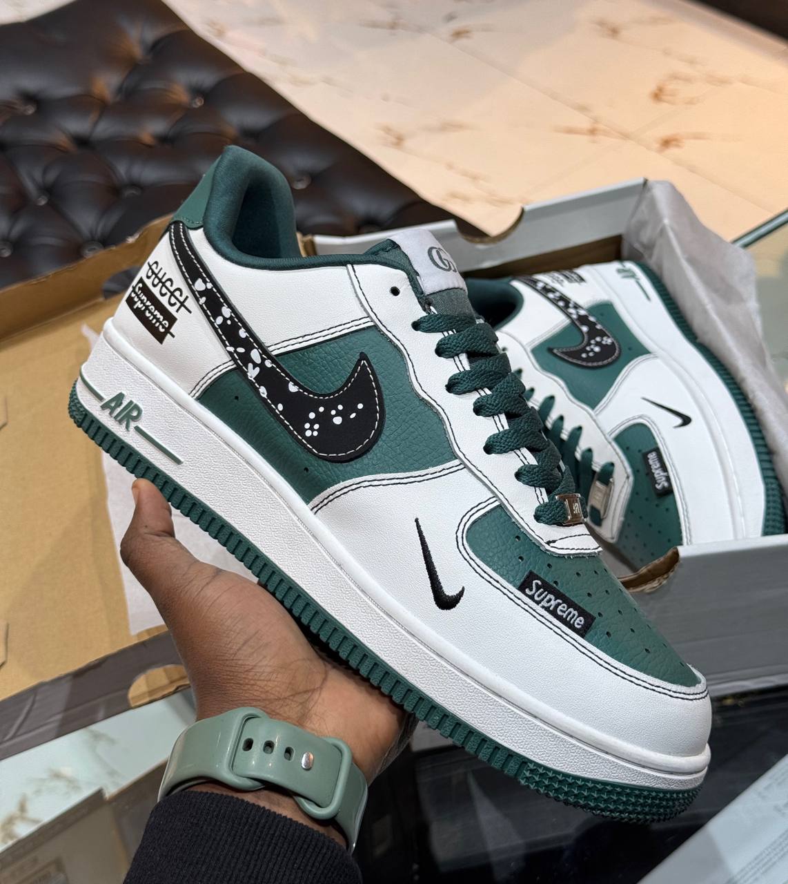 Nike Air Force 1 Low X Gucci X Superme Men's Shoes