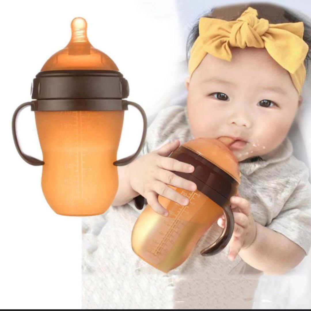 Baby Bottle with Silicone Nipple