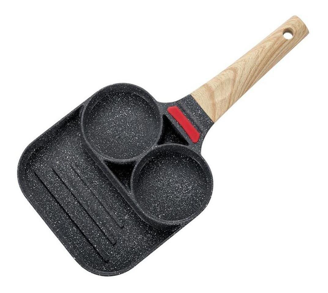 3 in 1 Flat Bottom Omelette Egg Pan