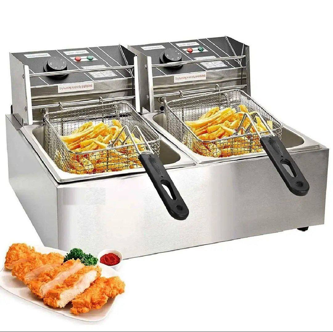 Nima Double Deep Fryer Electric
