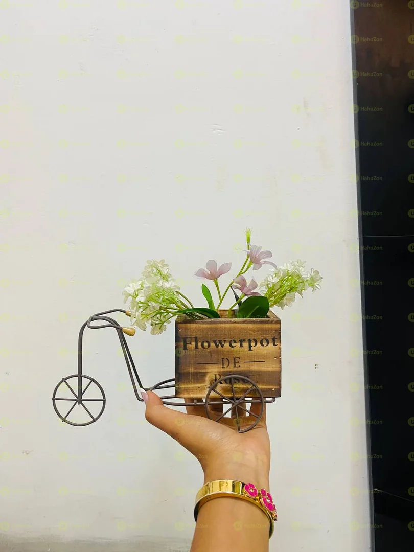 Mini cycle flower pot
