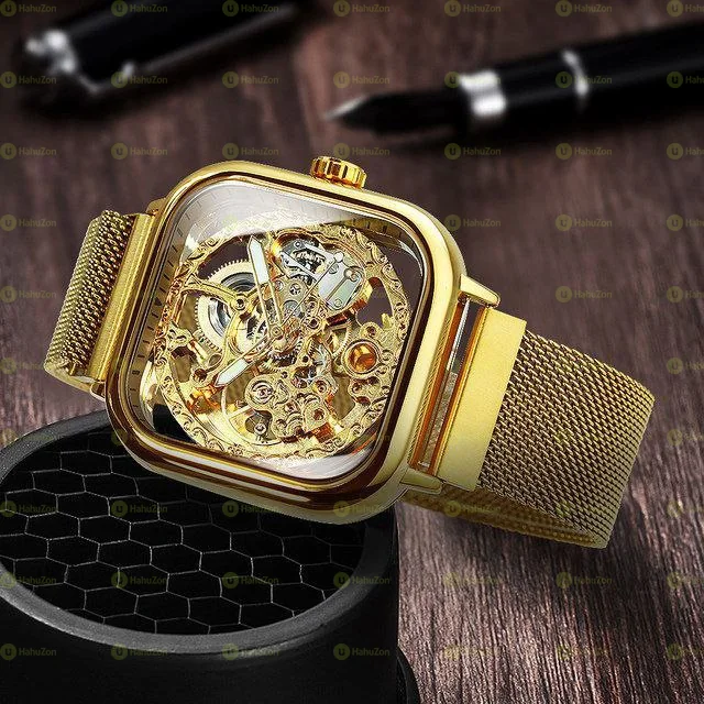 Magnetic Strap Luxurious Mens Automatic Watch