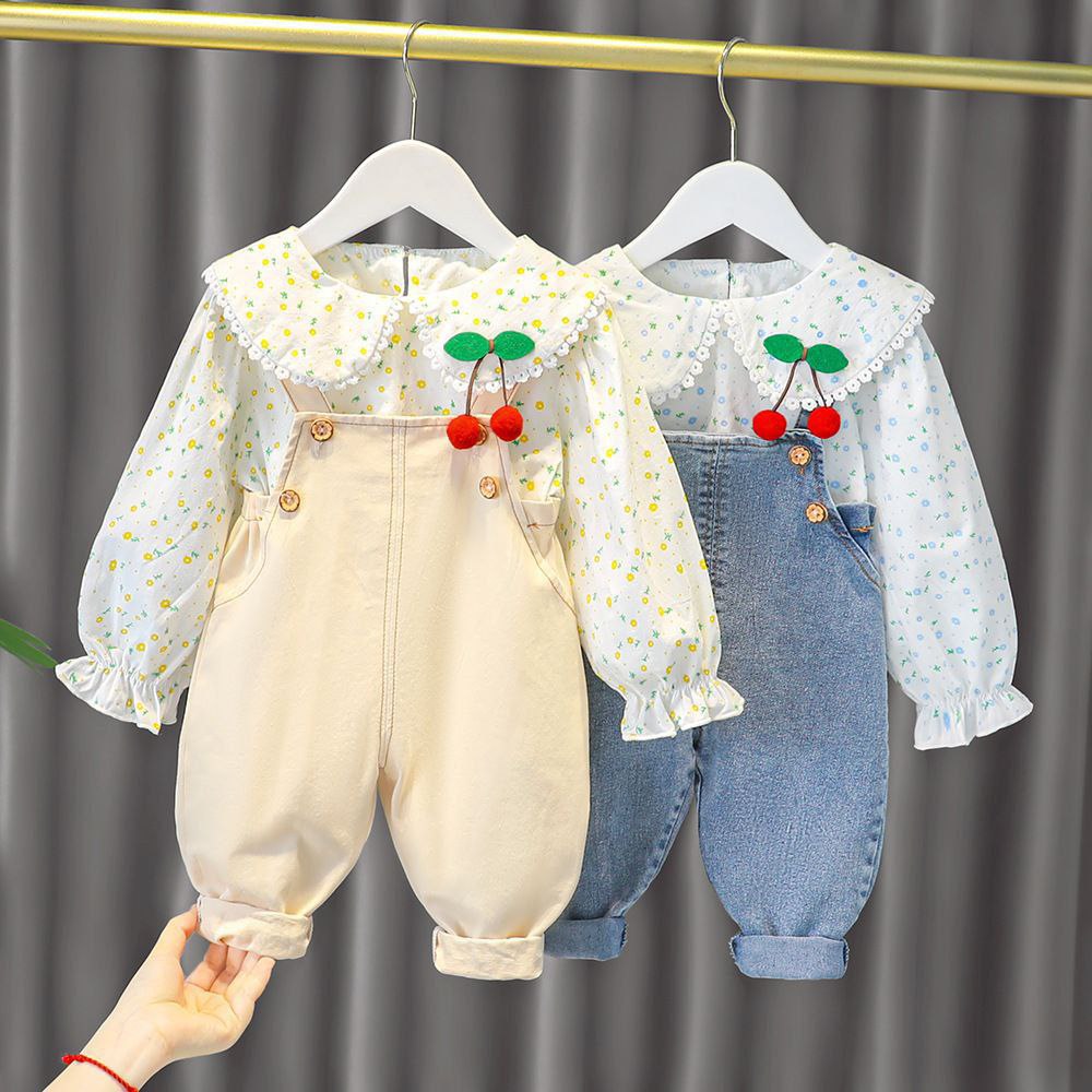 Babygirl Overall and Shirt Set
