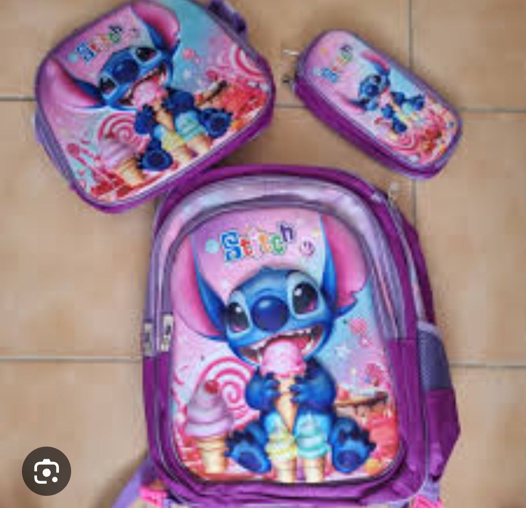 3pc Glossy Bird Bag