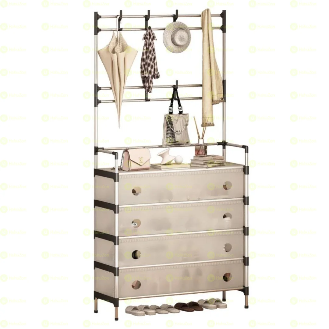 Multifunctional Shoe and Hat Rack