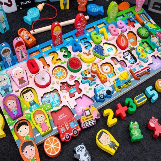 Seven In One Logarithmic Board Game