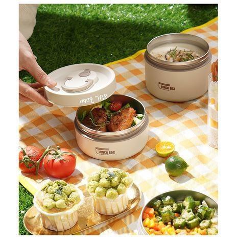 2pcs Thermal Lunch Box