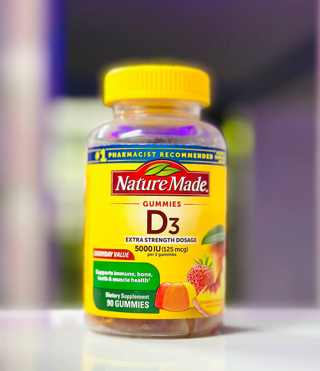 D3 90 Gummies