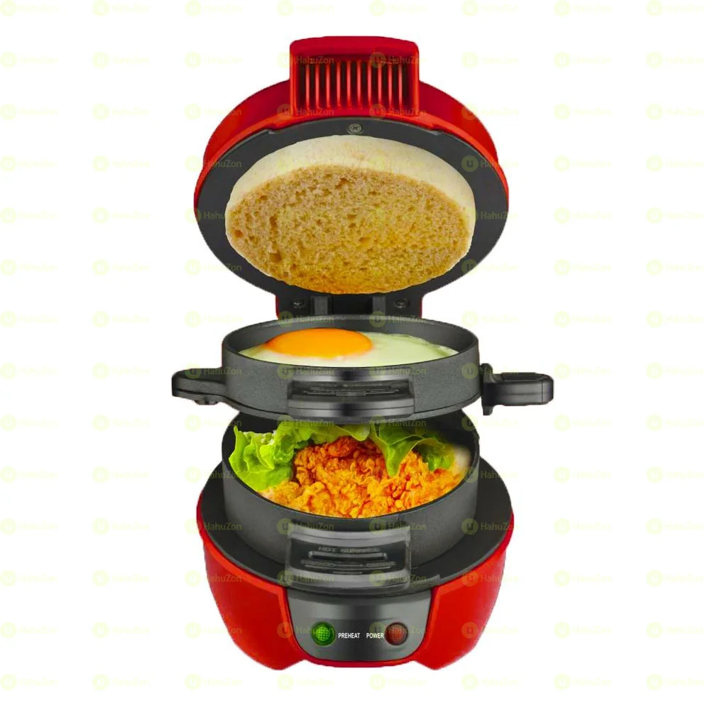 Silver Love Burger Maker