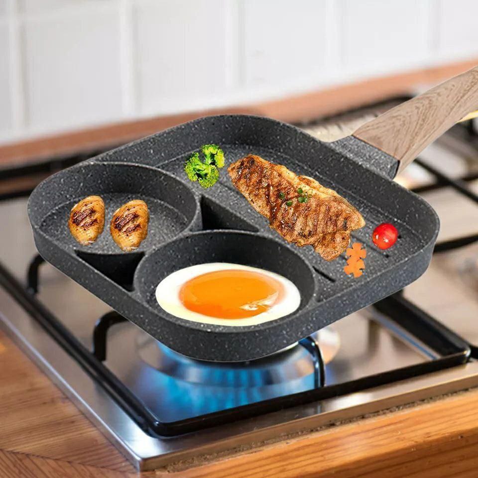 3 In 1 Flat Bottom Omelette Egg Pan