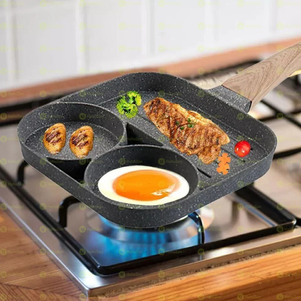 3 In 1 Flat Bottom Omelette Egg Pan