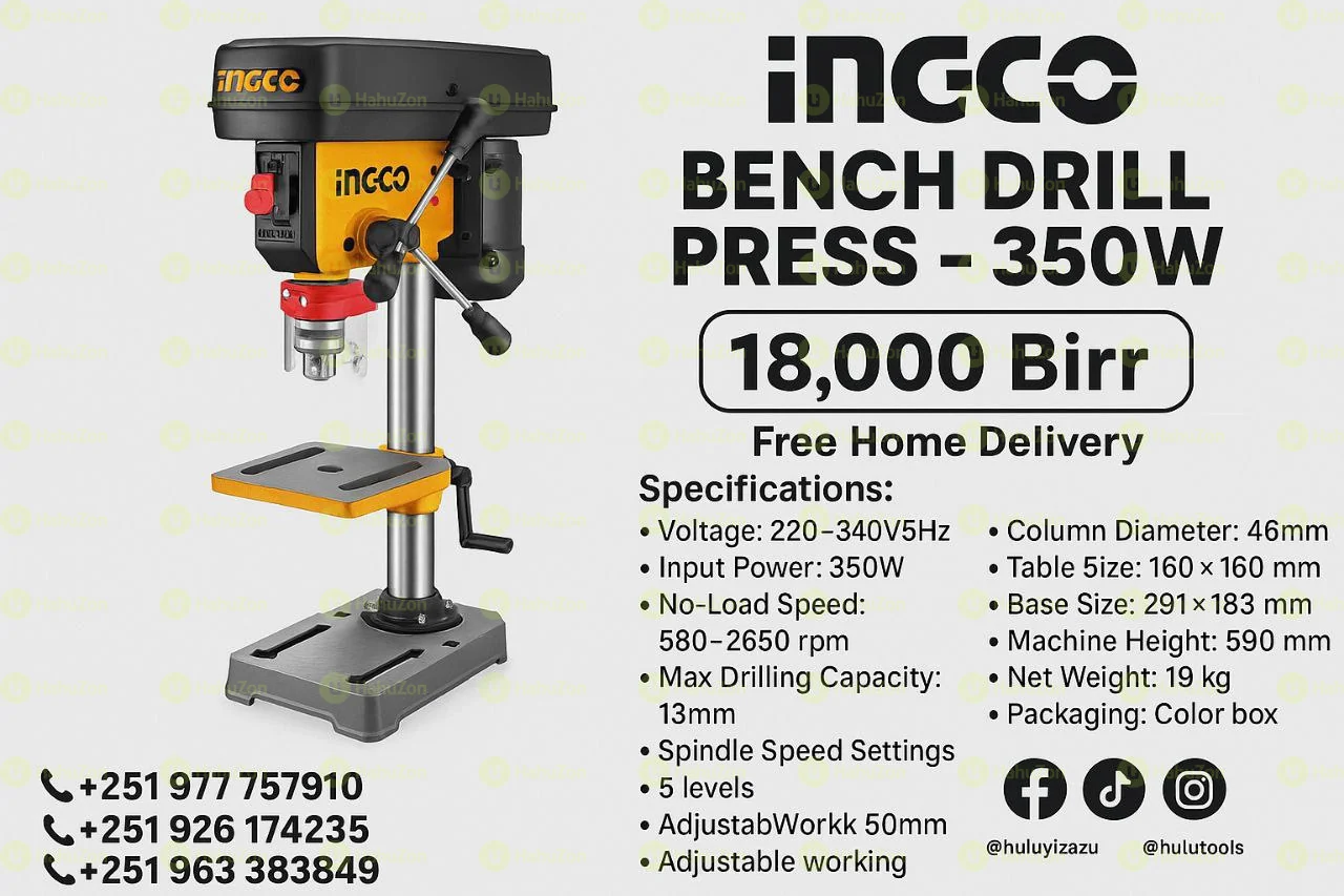 Ingco Bench Drill Press – 350W