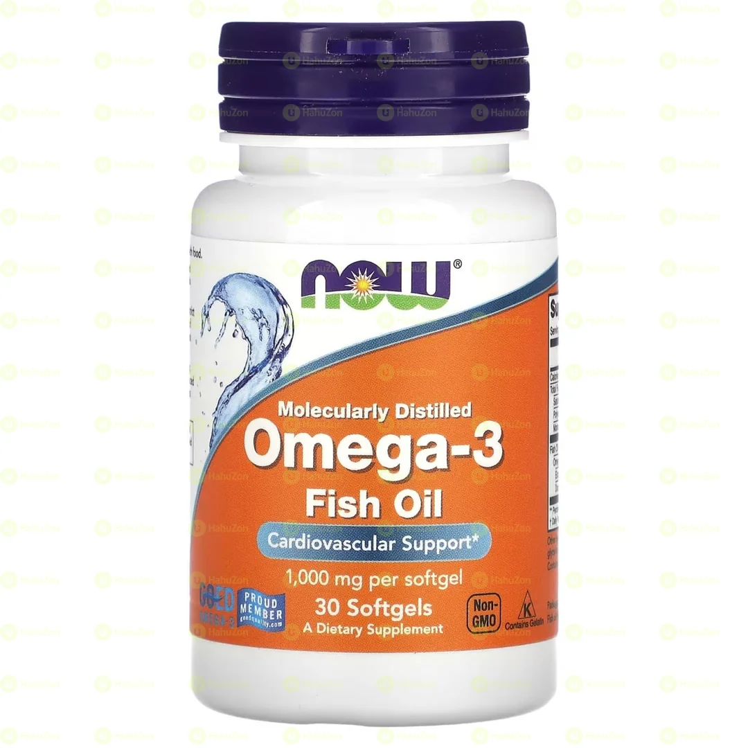 Now Omega3 Fish Oil 1000mg 30 Softgels