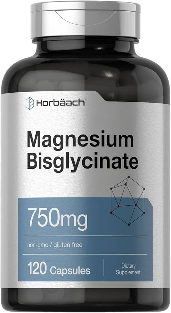 Horbaach Magnesium Bisglycinate 750 mg 120 Capsules