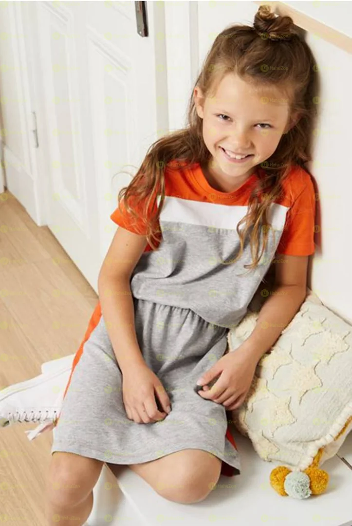 Tchibo Kid Girls Short Sleeve Jersey Dress