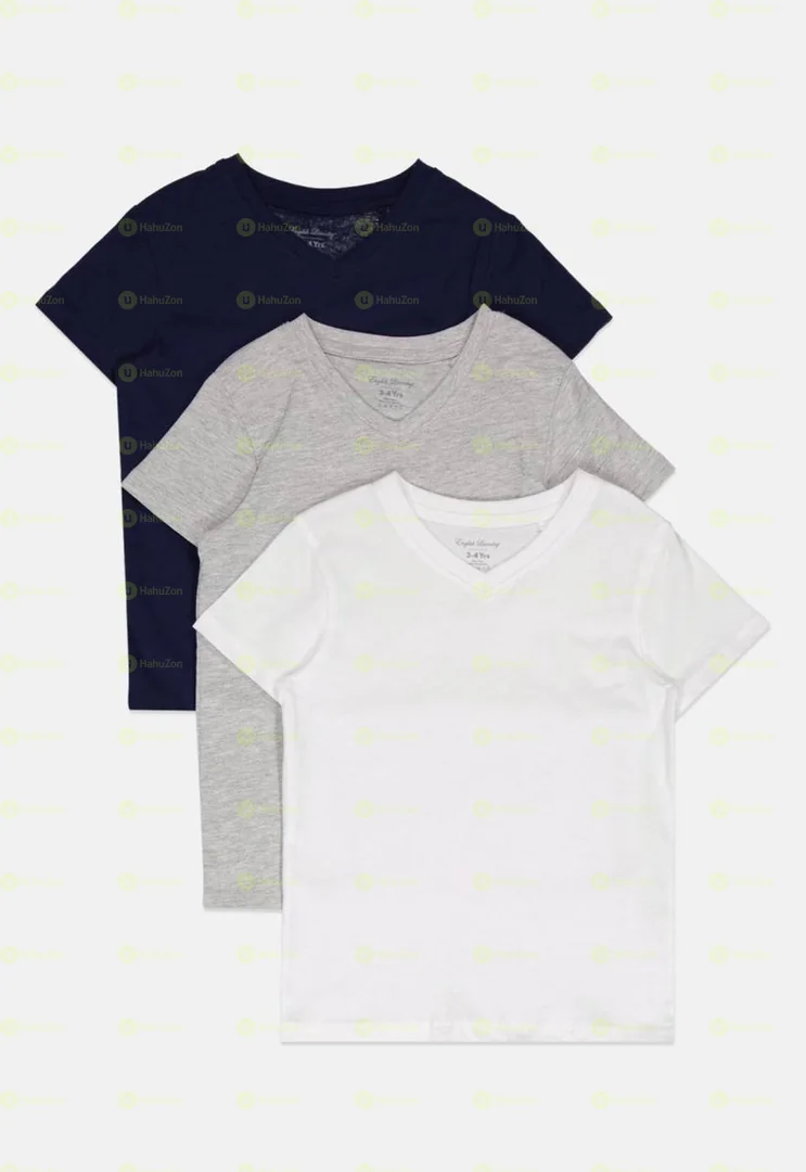 English Laundry Kid Boys 3pc V-Neck Tshirt