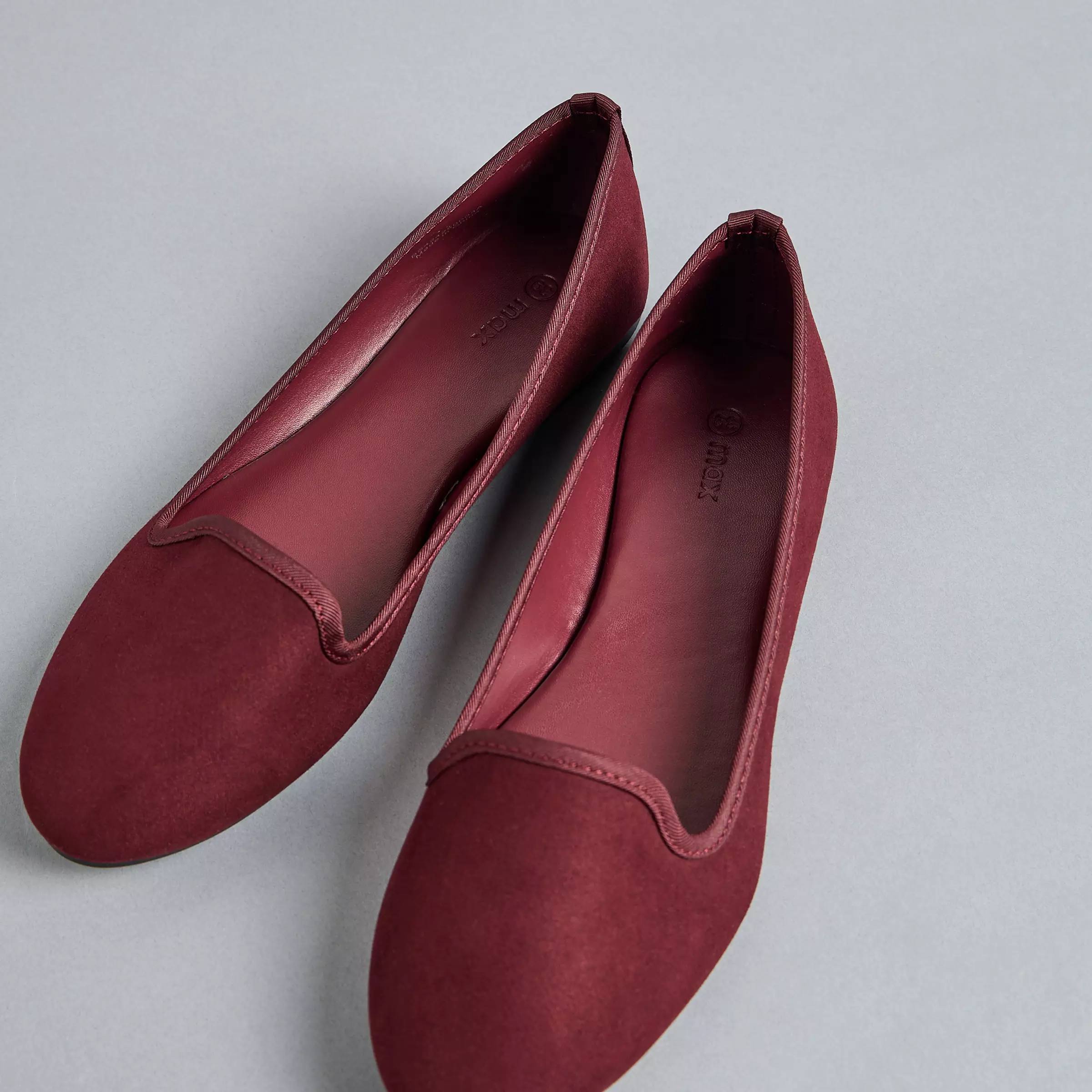 Max Plain Ballerina Flat Shoes
