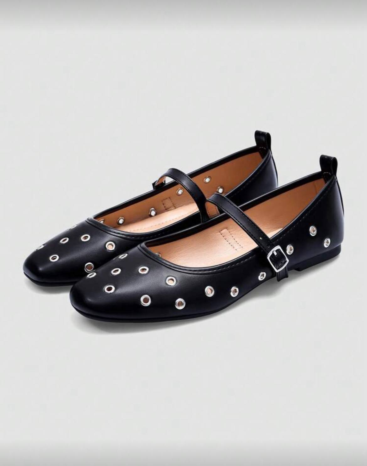 Ballerina Flat With Buckle Belt Womens's Shoes