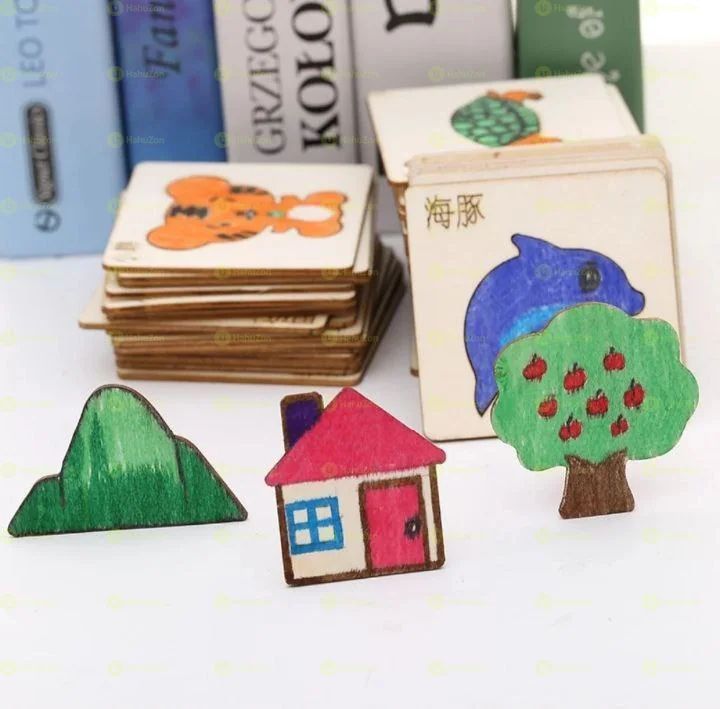 20 Wooden Montessori Stencils For Children
