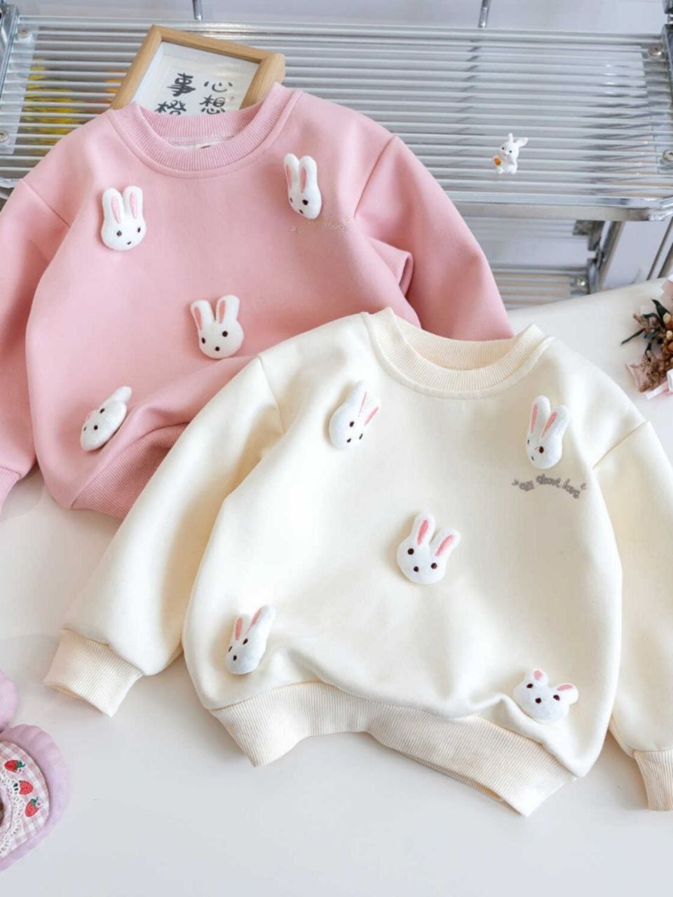 Cartoon Rabbit 3D Cute Sweatshirt
