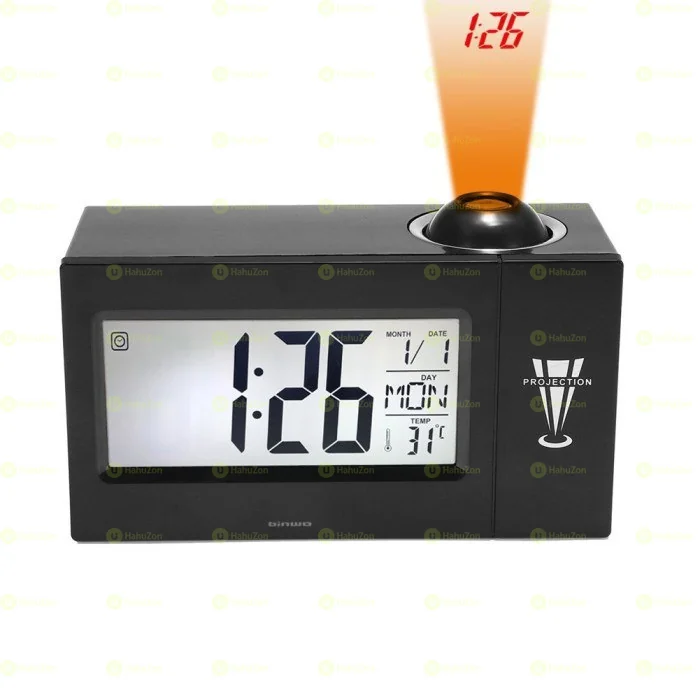 This Digital Projection Alarm Clock