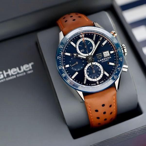 Carrera Automatic Leather Strap Men's Watches