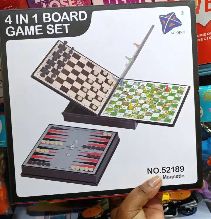 4 In 1 Board Game Set