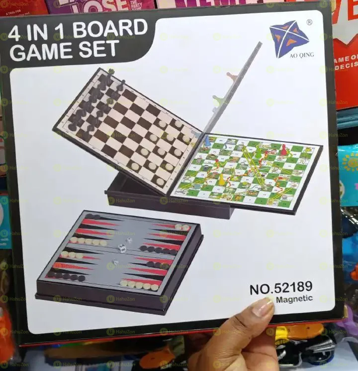 4 In 1 Board Game Set