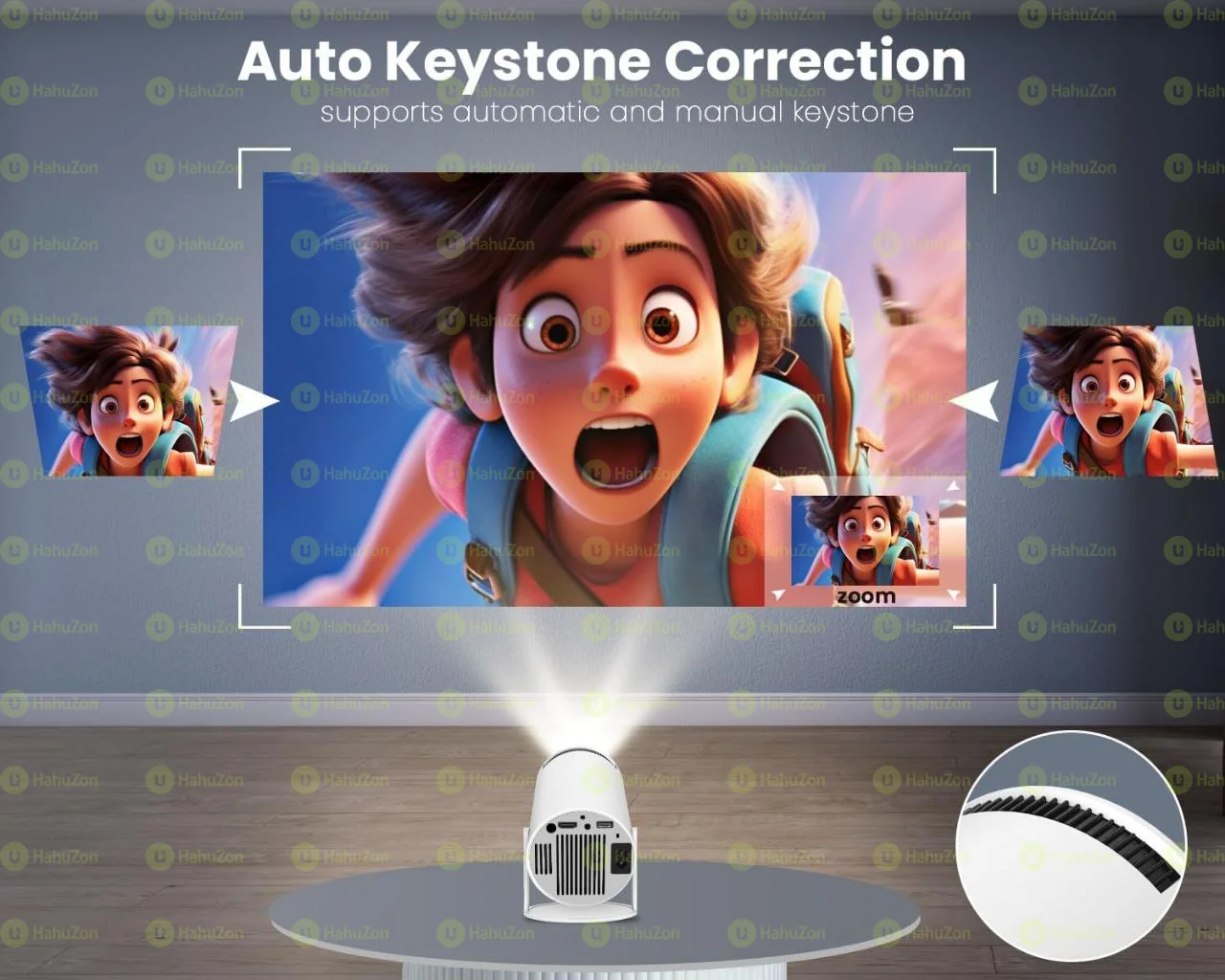 LED Smart Android 11 Home Theater Hy300 Projector
