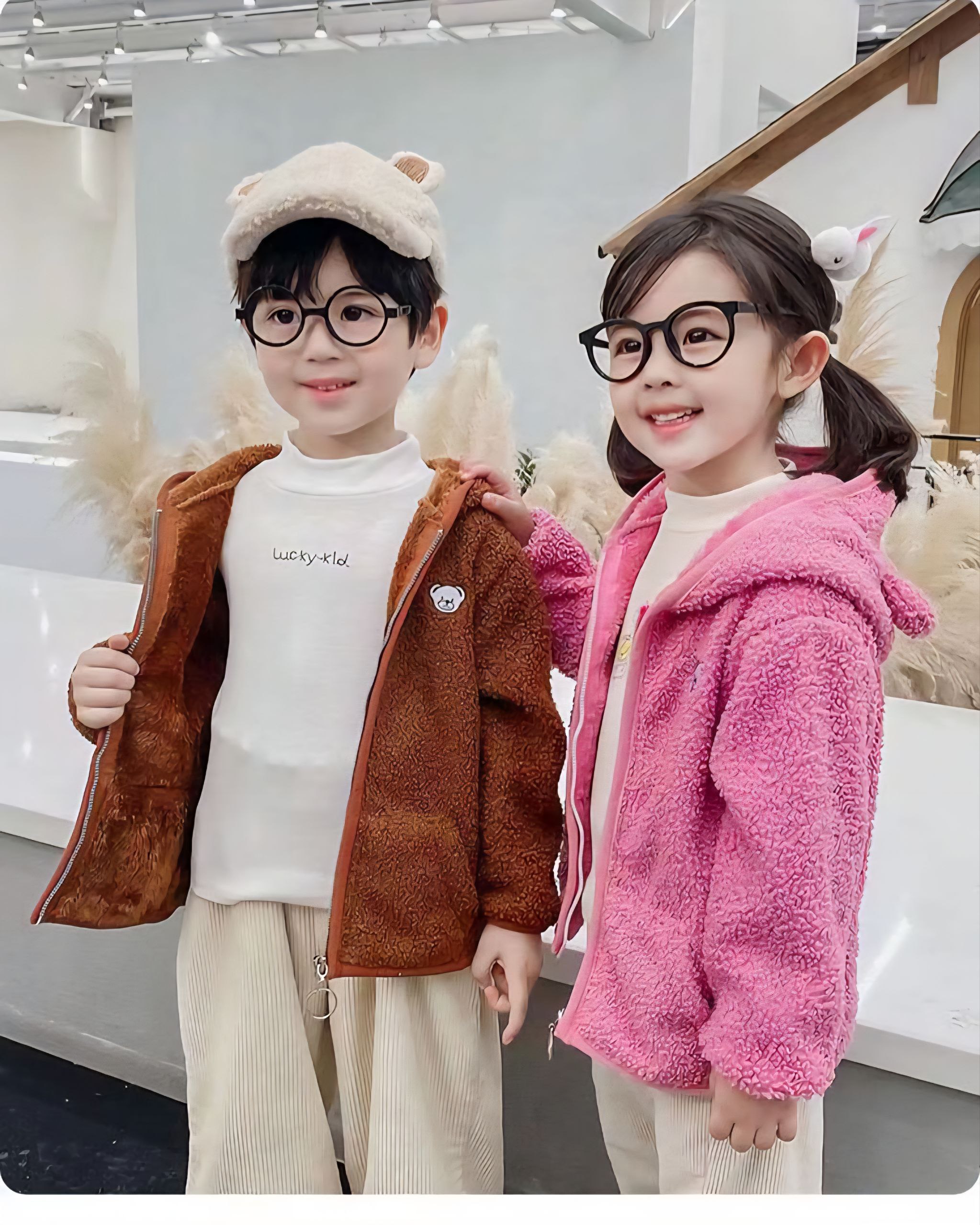 Unisex Coral Fleece Jacket