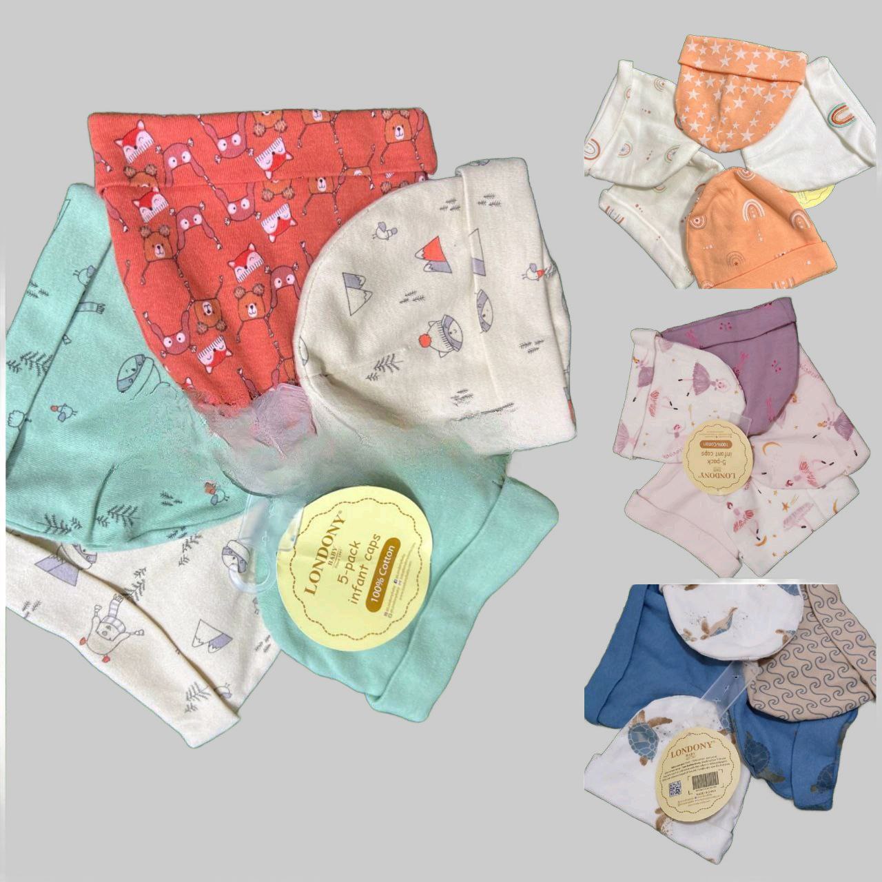 5-Piece Baby Cap Box
