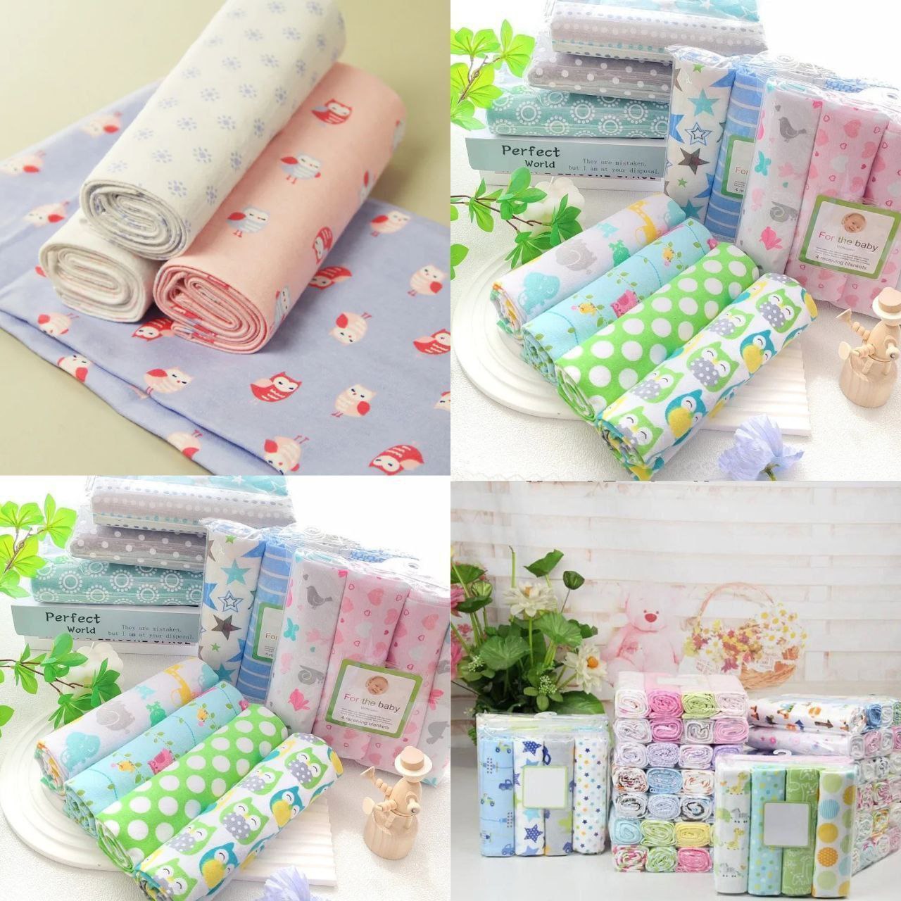 Flannel Receiving Blankets