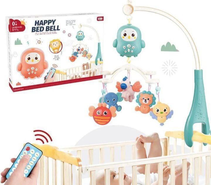 Baby Bed Bell With Det Achable Toys