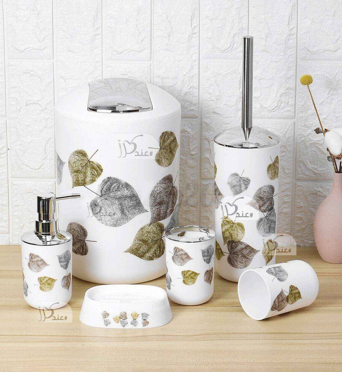 6 Pieces Bathroom Accessory Set
