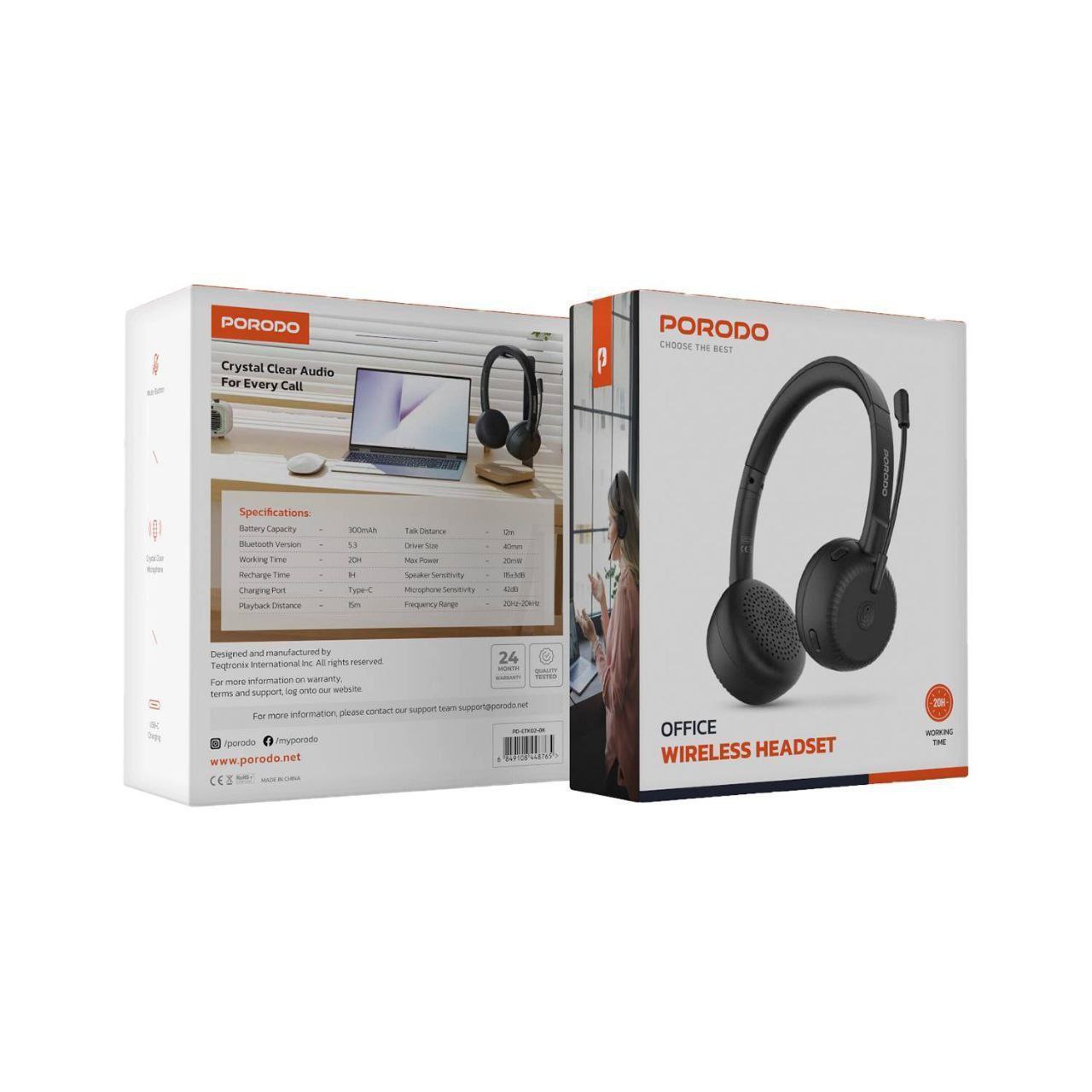 Porodo Office Wireless Headset