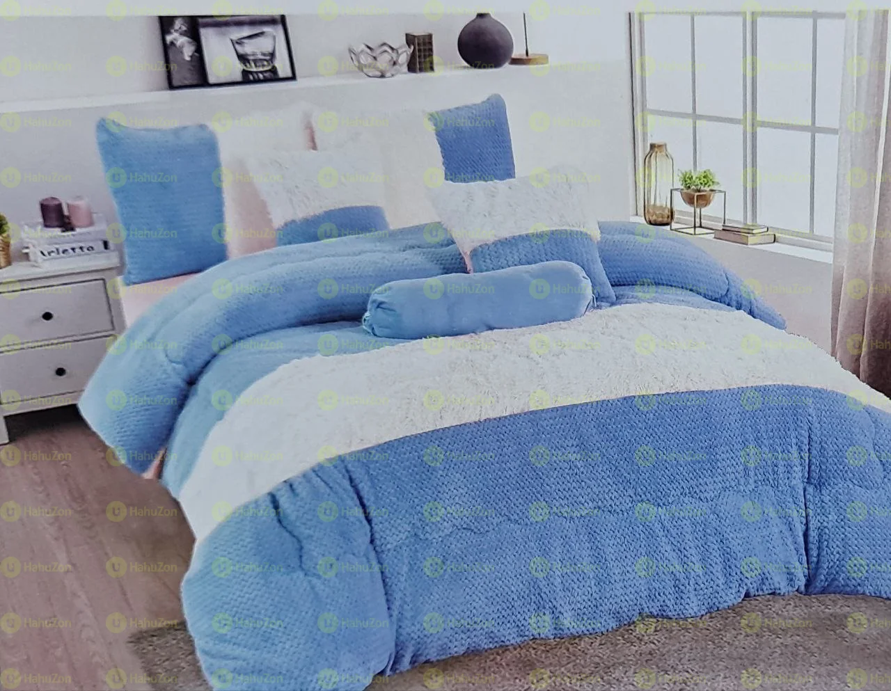 7 Pcs Comforter Set