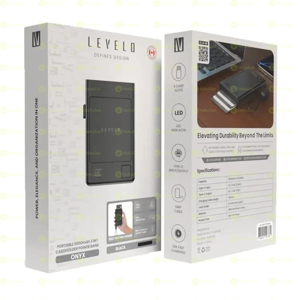 3-in-1 Smart Cardholder Power Bank